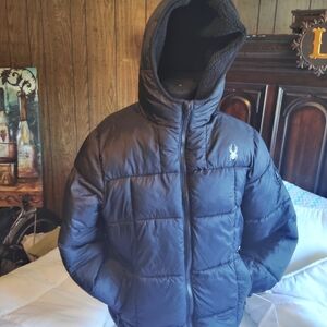 Spyder ski puffer jacket/medium